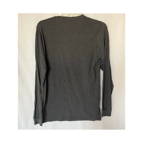 Bella Canvas Boozin' Skeleton Halloween Long Sleeve T-Shirt Gray Fun Adult - Picture 2 of 9